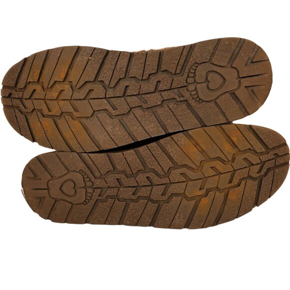 BOBS from Skechers Alpine Winter Warrior Slouch Boot Brown & Orange. Size 7 - Picture 5 of 6